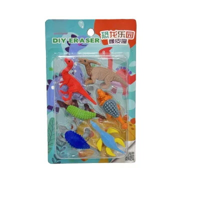 Cartoon Dinosaur Rubber Eraser Pencil Eraser Children's Festival Gift