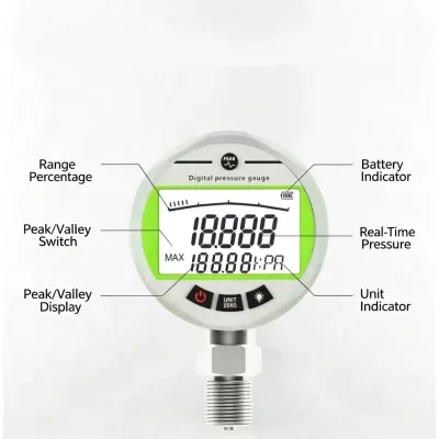 0-60MPA 600bar Digital Display Pressure Gauge for Diesel Common Rail Injector Tester S90H S60H