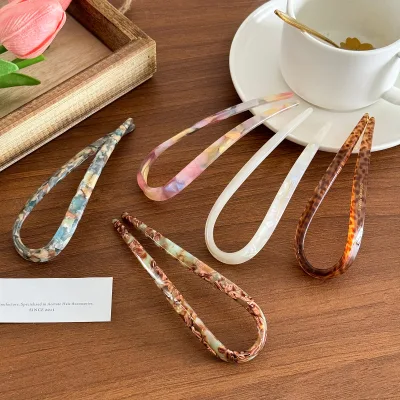 High Quality Acetate U-shaped Hairpin Versatile Daily Commuting Hairpin for Women Girls Hair Accessories