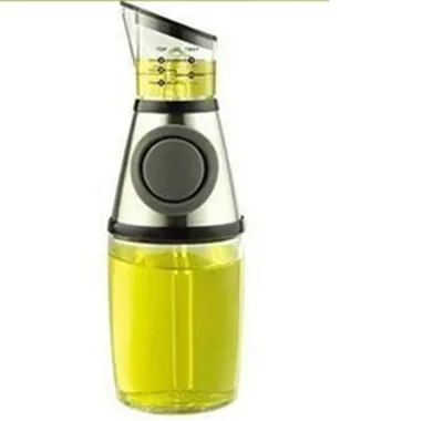 High Quality 500ml Eco-Friendly ABS TBE Oil Vinegar Cruet Dispenser Bottle No-Drip Spout Pourer Leakproof for Party Use