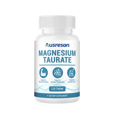 Ausreson Magnesium Taurate Tablets Energy Support Sleep Dietary Supplement Heart Function Health Magnesium Taurate Tablets