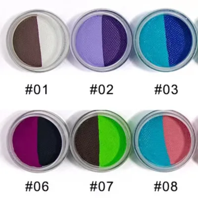 Hydra Liner Whole Sale Private Label Non-toxic Matte Neon Face Paint Split Liners 10g Face Painting