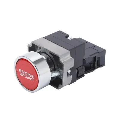 Automobile Start Engine Button Light Switch Push Start Ignition Switch Racing Start Engine Button on off