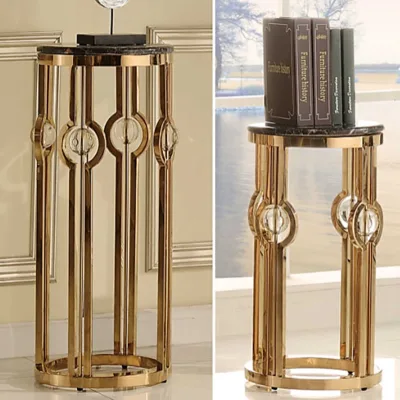 Indoor Tall Gold Decorative Wedding Decoration Metal Flower Stand
