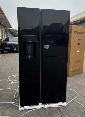 613L Double Door Refrigerator with Variable Frequency Motor and Built-in Water Purification System Large Capacity Refrigerator