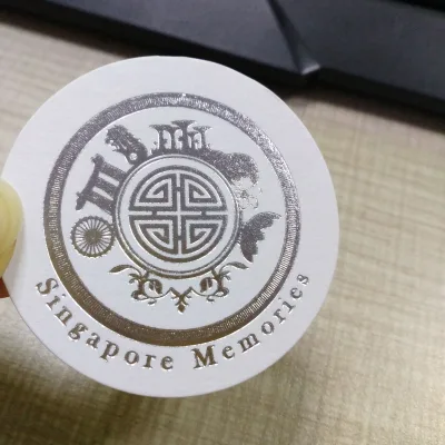 Round Shape Foil Silver Perfume test Strip  Perfume Blotter  Fragrance Cards Essential Oil Tester