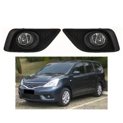 Auto Parts Body Kit Fog Light Lamp for Nissan Livina Grand Livina L11 2014 2015 2016 2017 2018