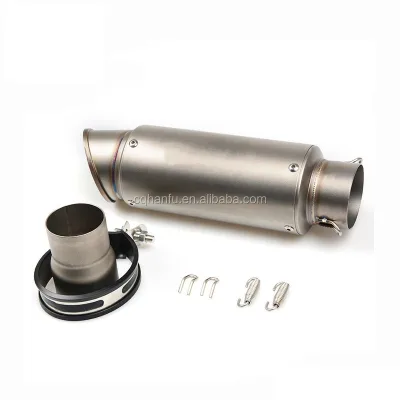 Motorcycle Exhaust Modify Motocross Exhaust Muffler for FZ6 CBR250 CB600 MT07 ATV Dirt Pit Bike