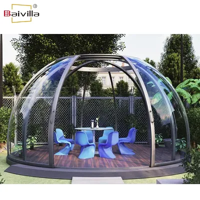 Commercial Prefab Polycarbonate Ball Transparent Dome Igloo Bubble House for Outdoor Rental