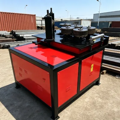 Metal Profile Rolling Machine Process 20*2 to 50*5 Flat Steel Min 140mm Bending Diameter for Ventilation Duct Production