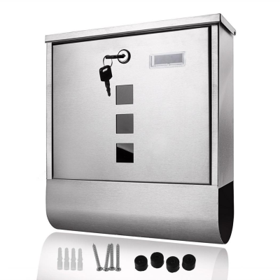 wholesale locking mailbox post box mailbox outdoor large stainless steel antique mailbox