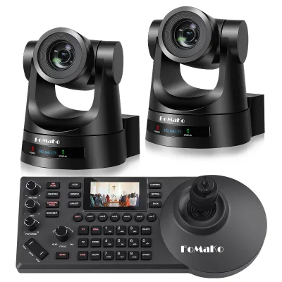 Best Offer BN202 NDI PTZ Camera Bundle 20X HDMI IP PoE HDMI PTZ Camera Church Worship(2pcs) + PoE IP PTZ Camera Controller