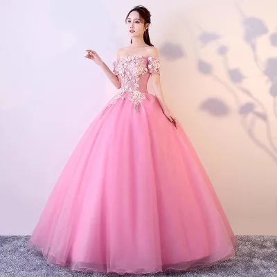2025 New Puffy Banquet Student Art Examination Colorful Tulle Gowns Choral Performance Costumes