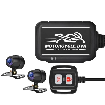 Universal Waterproof HD 1080P Bike DVR Dual Lens Video Cam Sport Moto DV Camera Motorcycle Wifi GPS Driving Recorder