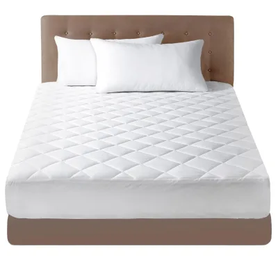 GC GAVENO CAVAILIA 4ft Quilted Polyester/Cotton Mattress Protector 30cm Deep Breathable Hypoallergenic Silent Double Bed