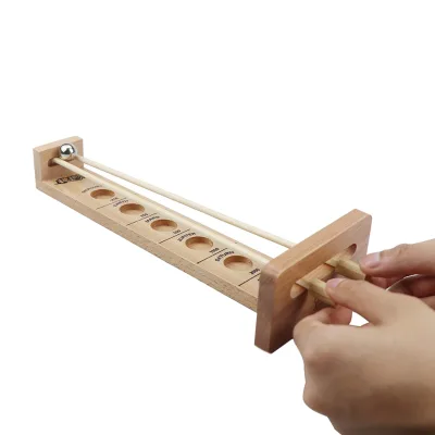 Travel Through the Solar System Wooden Ball Toy Children Educational Train Toys Attention Training Toys
