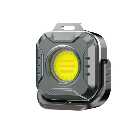Car Repair Emergency Mini Magnetic Rechargeable Aluminum Alloy Work Light Portable Cob Torche Flashlight Inspection Light