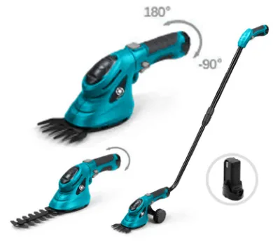 Garden Tools Cordless 3in1 Grass Shears Handled Grass Mini Hedge Trimmer Garden Trimmer