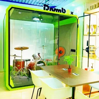Small Drum Soundproof Room Studio Vocal Recording Booth Recording Living Pod Modular Booth for Music