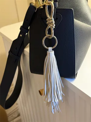 Wholesale Eco-Friendly Durable Leather Tassel  Assorted Colors Garment Accessories Lobster Tassel Embossed