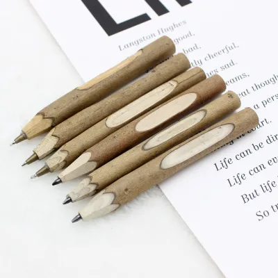 2020 Eco-friendly Custom Carved Logo Pen Animal Design Wood Ballpoint Pen