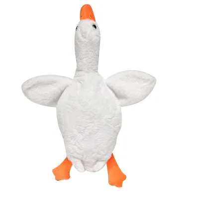 Cartoon Cute White Yellow Goose Plush 3D Doll Toy Bag 2024 Little Girl Doll Gift Plush Animal Backpack Wholesale