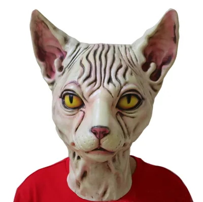 2025 new styles halloween horror cat demon face alien props Cat demon masks party masks for adults