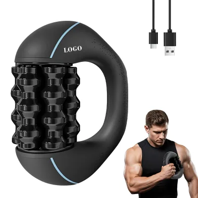 Travel-Friendly Fascia Roller Rechargeable Neck Massager Dynamic Massage Roller for Instant Relief