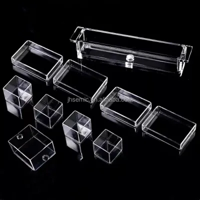 Custom Manufacturer's High-Temperature Corrosion-Resistant Quartz Glass Square Tank for Laboratory Testing Premium Quartz Tubes