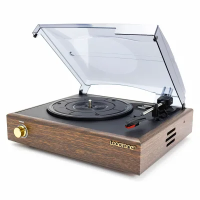 Classic Design Wooden Turntable Player With wireless BT