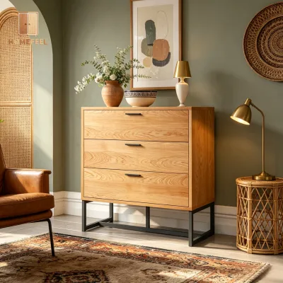 Full Assembly Needed MDF Metal Runners Safety Stop Chest Drawers for Residential Non Residential Industrial Storage