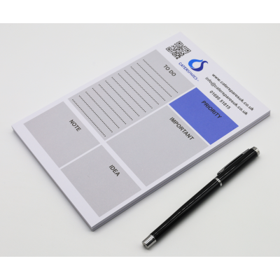 Custom logo Notepad ,QR Code Paper Pad for Promotional and Office Stationery Notepad