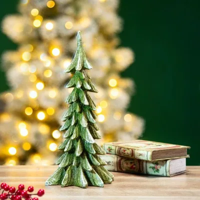 Party Christmas Tree Decoration Metal Tree Christmas Decoration Home Decoration Ornaments Metal Green Color Christmas Tree