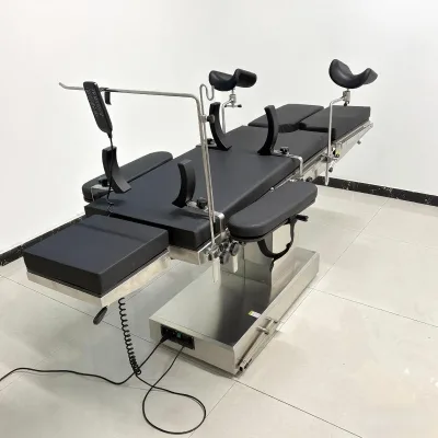 Factory Outlet Manual Power Source Electric Operating Table for Medical Equipment Steel Material