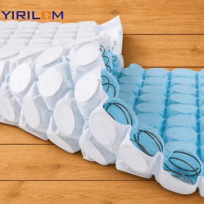 High Density Mini Pocket Spring Unit with Edge Wire Reinforcement for Mattress Comfort Layer Non-Woven Wrapped Wholesale