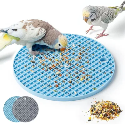 Bird Feeding Toy - Slow-Moving Bird Feeding Mat for Interactive Bird Feeding Toys