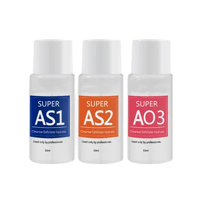 30ML High Concentrated Aqua Peeling Solution AS1 SA2 AO3 for Hydra Dermabrasion Machine Skin Care Strong Deep Cleansing