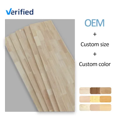 Natural Rubber Wood Pattern Thick Veneer Solid Wood Decoration for Hotel Furniture