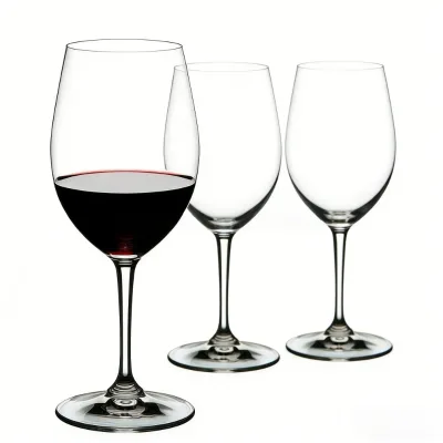Factory Price Transparent Glass Stemmed Wine Glass Cold Cut Rim Glass champagne Flute Burgundy Wine Glass Wholesale