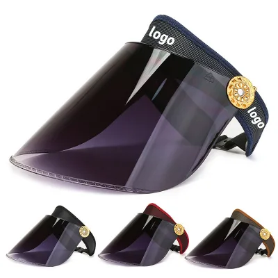 Latest Products 2026 Trending Customized Sunshade Hat Summer Adjustable UV Protection Sun Visor for Men and Women