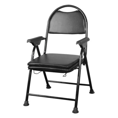 Foldable Dual-use Commode Chair, Suitable for Use by the Elderly and Pregnant Women