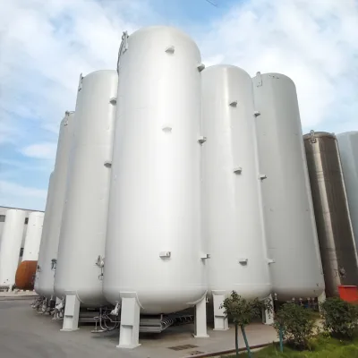 Cryogenic Liquid Carbon Dioxide Storage Tank Vacuum Insulated Vessel for Medical Grade CO2