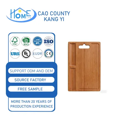 Hot Sale Durable Walnut Wood Rectangular Cutting Board with Juice groove Suitable for the Kitchen