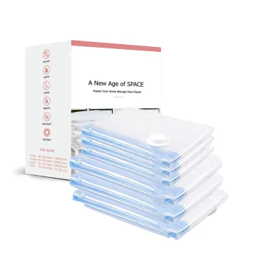 Transparent Best Sale PA PE Plastic Space Saver Bag Vacuum Travel Compressed Flat Vacuum Storage Bag