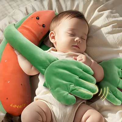 Factory Wholesale/OEM Baby comfort Pillow Palm Hug Sleep Pat Baby Artifact Baby Anti Jump Hug Sleep Pillow