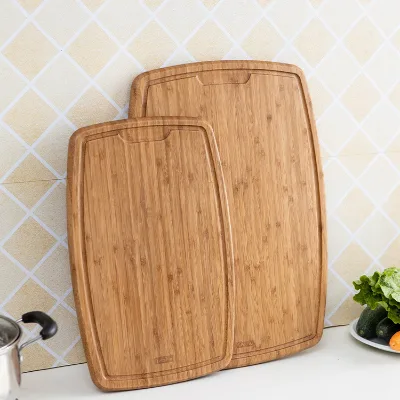 Chopping Blocks Bamboo Serving Plate Bamboo Cutting Board Wood Fiber Cutting Board