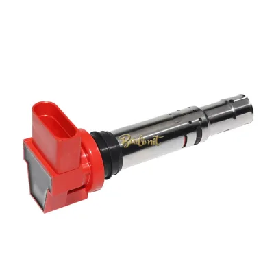 Red New Ignition Coil for Audi for VW for Golf for Touran for Skoda for Fabia for Octavia 036905100A 036905100B 036905100C
