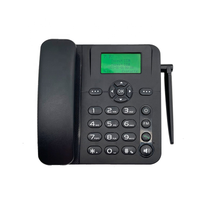 Flyscale 2G GSM850 900 1800 1900mhz Landline Fixed Wireless Table Phone with FM Radio