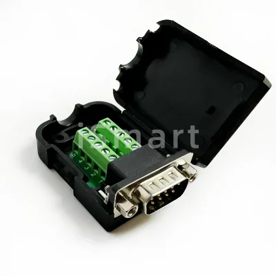 DB9 Connector RS232 Male Female 9 Pin RS485 Breakout Terminals COM Connectors