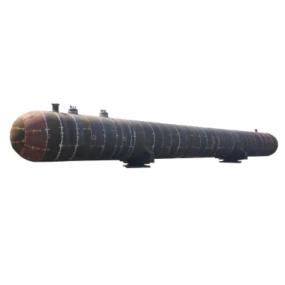 China Large Horizontal Refillable Propane lpg Gas Mounded Bullet Storage tank Sales